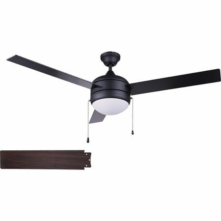 CANARM GS 52 in. Sartiac Blk Fan CF52SAR3BK-B